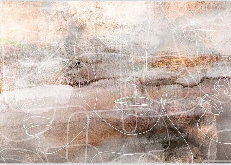 Carta da parati - Penetrating Faces in Carta da parati Collezione Casa - Trebisacce, commercioVirtuoso.it