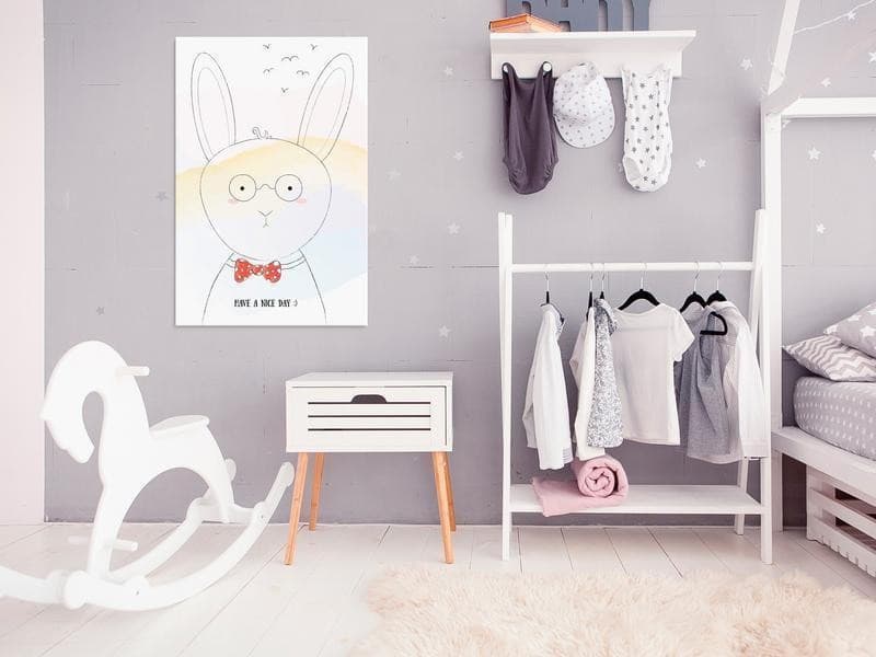 Quadro - Greetings from Rabbit (1 Part) Vertical in Poster e stampe Collezione Casa - Trebisacce, commercioVirtuoso.it