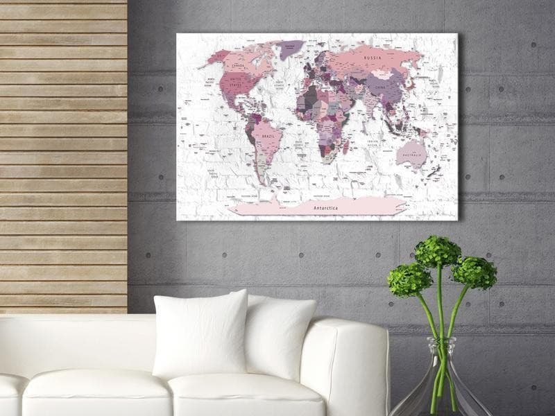 Quadro di sughero - Pink Frontiers in Bacheche Collezione Casa - Trebisacce, commercioVirtuoso.it