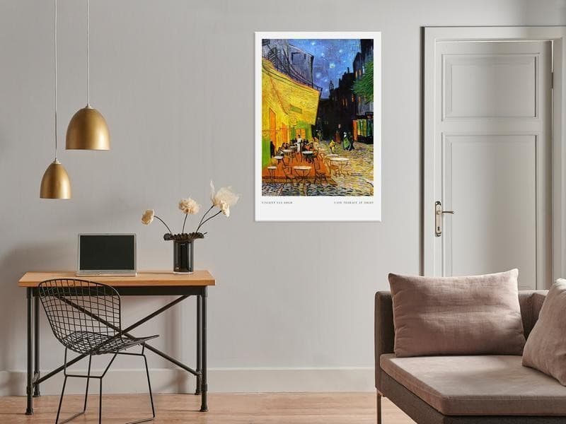 Quadro - Cafe at Night (1 Part) Vertical in Poster e stampe Collezione Casa - Trebisacce, commercioVirtuoso.it