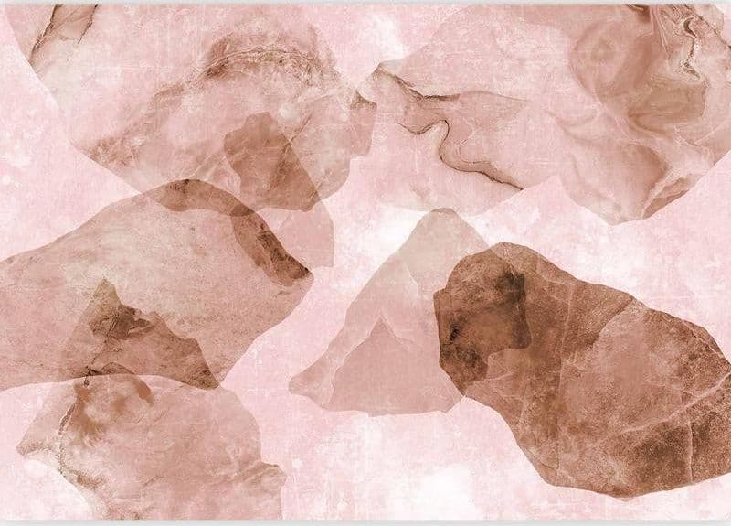 Carta da parati - Pink terrazzo - minimalist background in marble watercolour pattern in Carta da parati Collezione Casa - Trebisacce, commercioVirtuoso.it