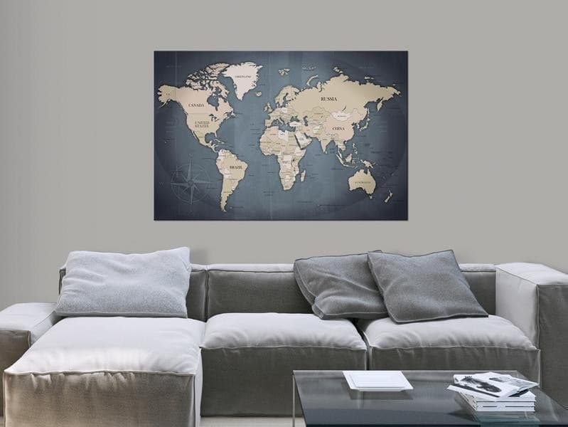 Quadro di sughero - Shades of Grey in Bacheche Collezione Casa - Trebisacce, commercioVirtuoso.it
