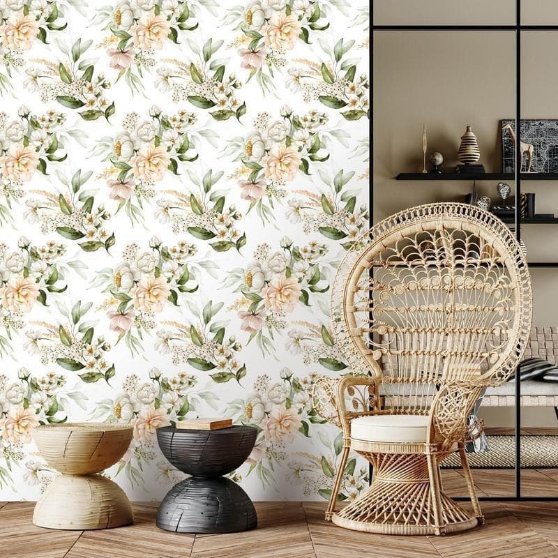 Tappezzeria murale - Flowers in the Clouds in Arazzi e tappezzeria Collezione Casa - Trebisacce, commercioVirtuoso.it