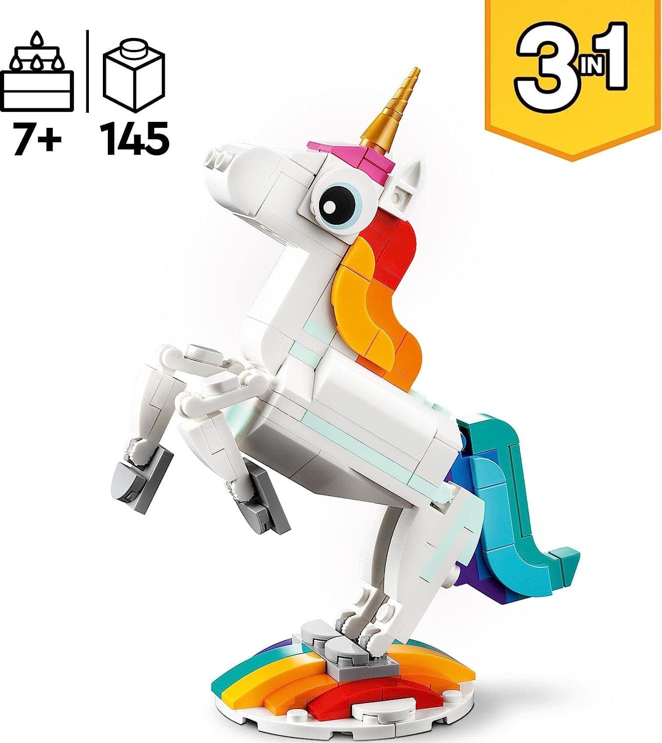 Lego Creator - Unicorno Magico 31140 in Set di costruzioni Centro Bimbo - Siderno, commercioVirtuoso.it
