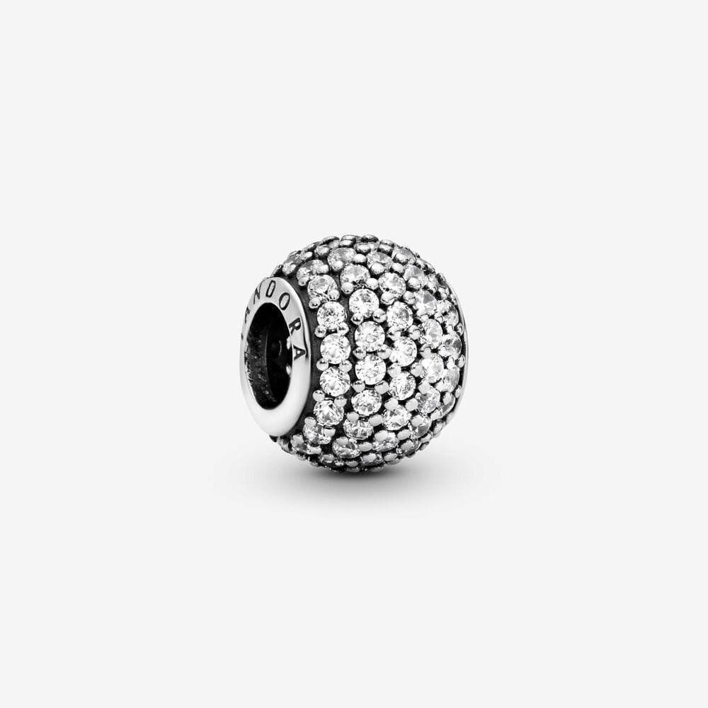 PANDORA Charm con pavé in Bead Charm Alba Gioielli - Casoria, commercioVirtuoso.it