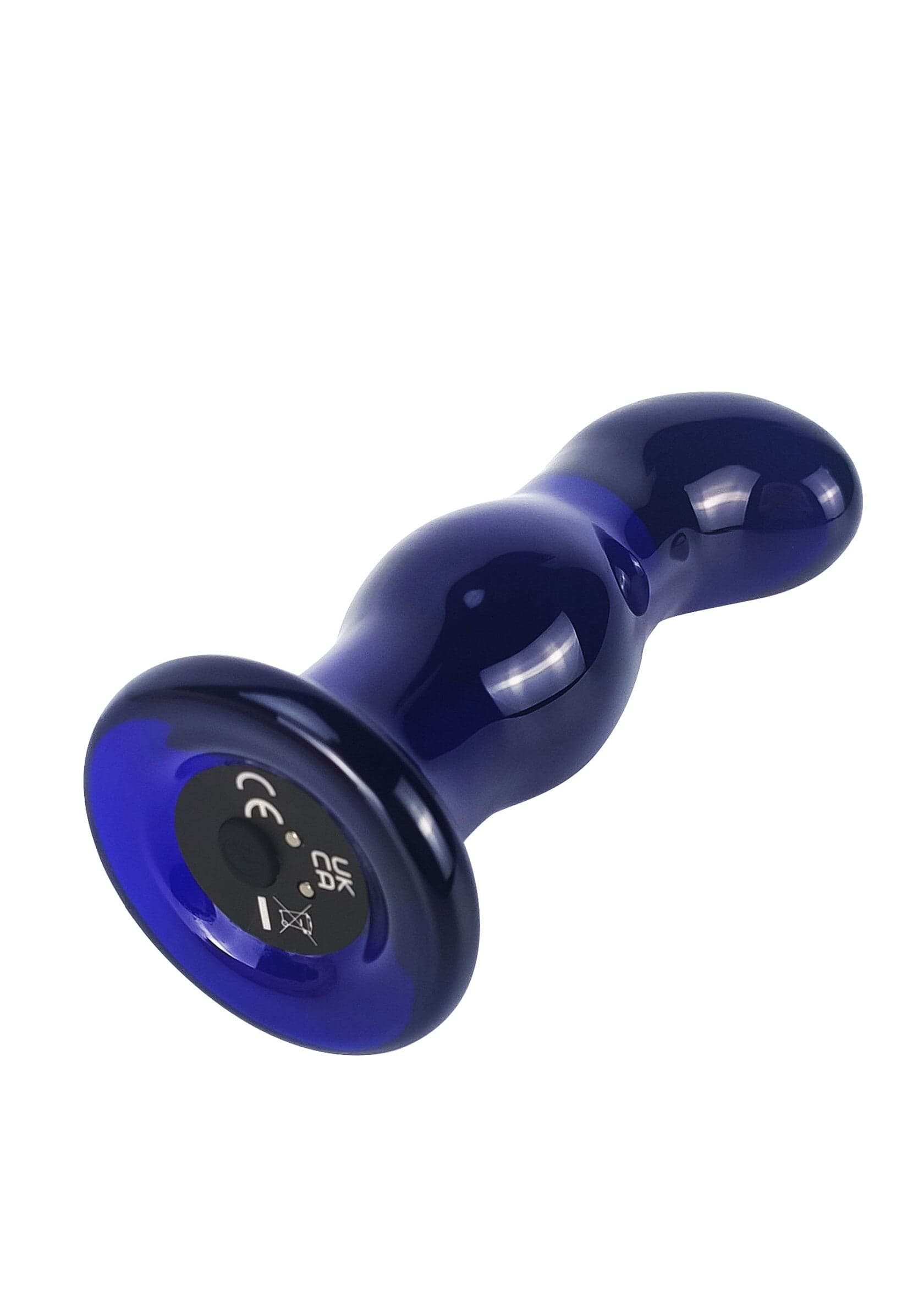 Plug anale vibrante Vetro The Glaming blu USB 5 x vibrazioni 5 x pulsazioni ad alta intensità in prodotto Erosdom - Palmi, commercioVirtuoso.it