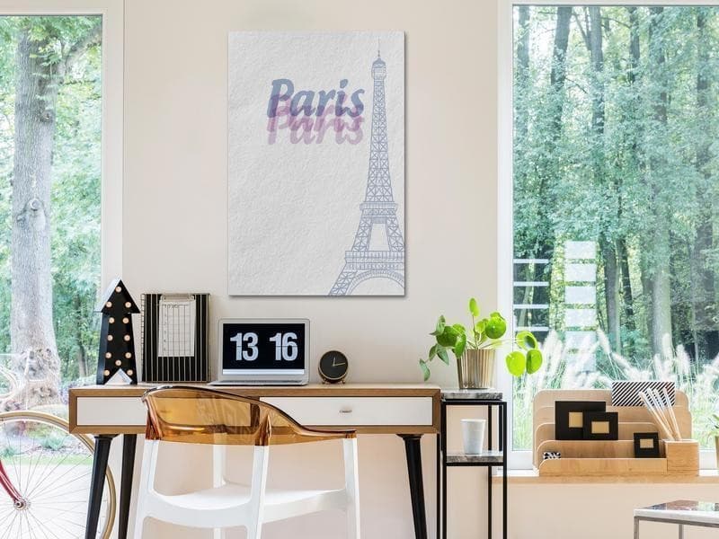 Quadro - Paris in Watercolours (1 Part) Vertical in Poster e stampe Collezione Casa - Trebisacce, commercioVirtuoso.it