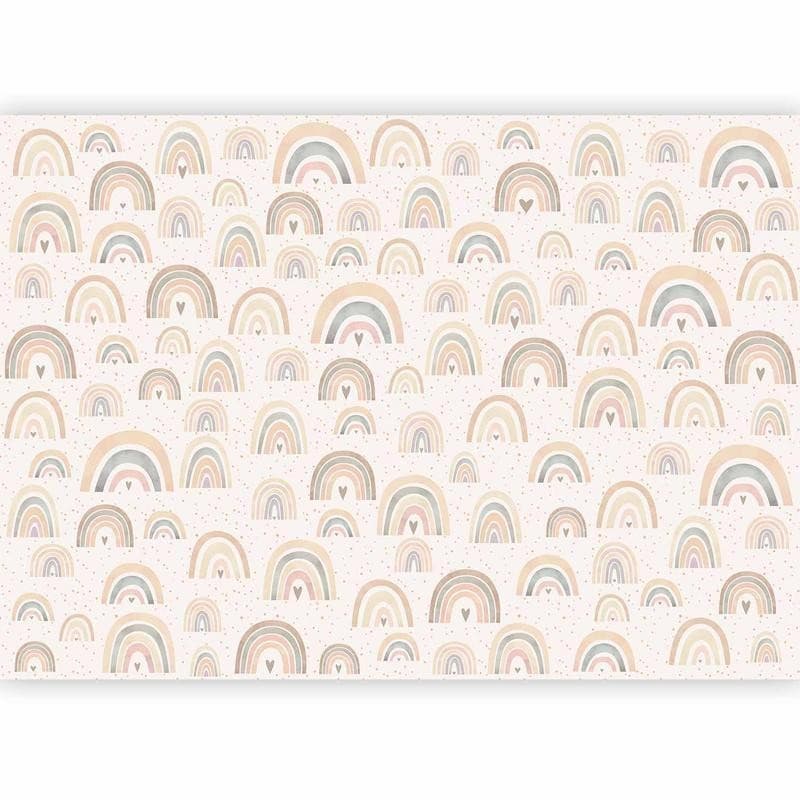 Carta da parati - Rainbows and Hearts in Sticker da muro e lettere in legno Collezione Casa - Trebisacce, commercioVirtuoso.it