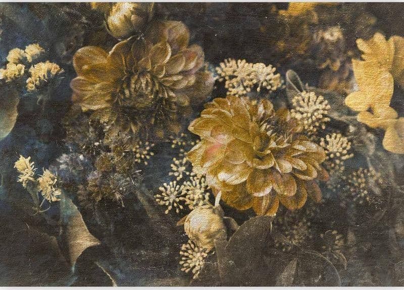 Carta da parati - Retro Flowers - Second Variant in Carta da parati Collezione Casa - Trebisacce, commercioVirtuoso.it