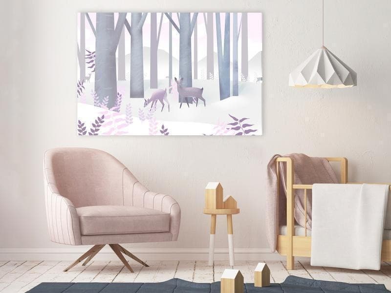 Quadro - Fairy-Tale Forest (1 Part) Vertical - Second Variant in Poster e stampe Collezione Casa - Trebisacce, commercioVirtuoso.it
