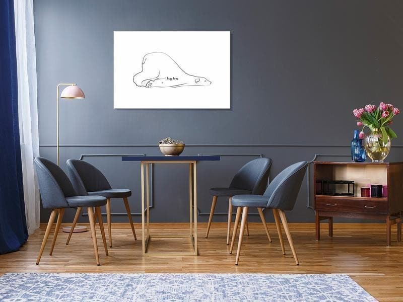 Quadro - Lazy Bear (1 Part) Wide in Poster e stampe Collezione Casa - Trebisacce, commercioVirtuoso.it