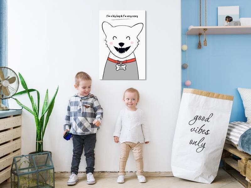 Quadro - Doggy Harry (1 Part) Vertical in Poster e stampe Collezione Casa - Trebisacce, commercioVirtuoso.it