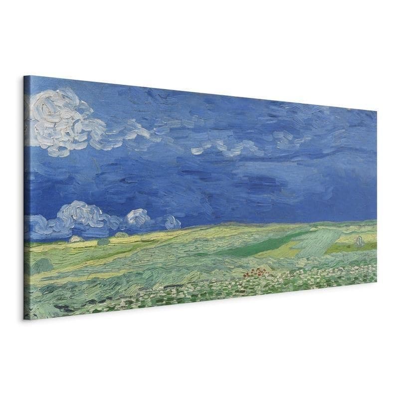 Quadro - Wheatfield under Thunderclouds in Poster e stampe Collezione Casa - Trebisacce, commercioVirtuoso.it