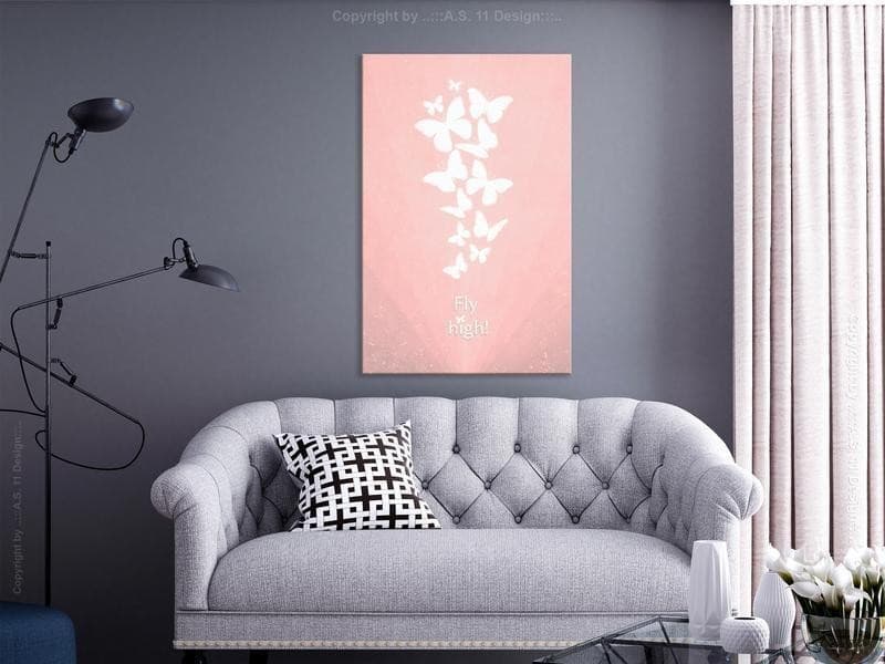 Quadro - Fly High! (1 Part) Vertical in Poster e stampe Collezione Casa - Trebisacce, commercioVirtuoso.it