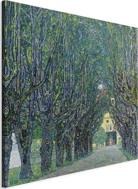Quadro - Alley of Trees in the Park at the Kammer Castle Art in Poster e stampe Collezione Casa - Trebisacce, commercioVirtuoso.it