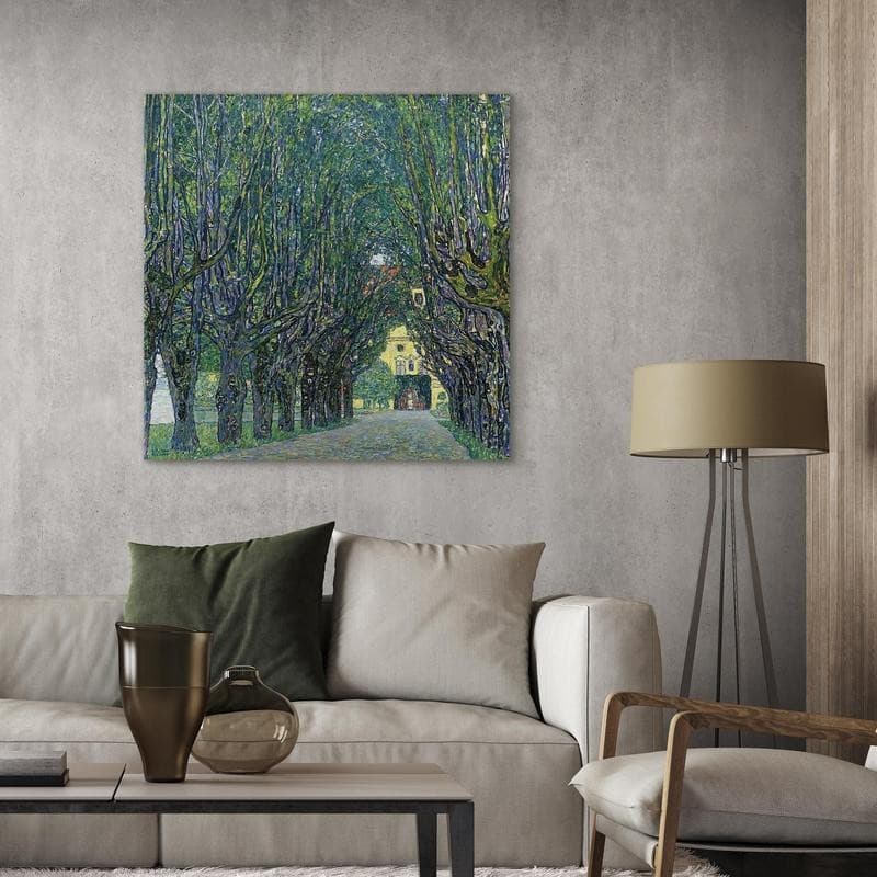 Quadro - Alley of Trees in the Park at the Kammer Castle Art in Poster e stampe Collezione Casa - Trebisacce, commercioVirtuoso.it