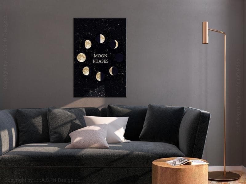 Quadro - Lunar Cycle (1 Part) Vertical in Dipinti Collezione Casa - Trebisacce, commercioVirtuoso.it