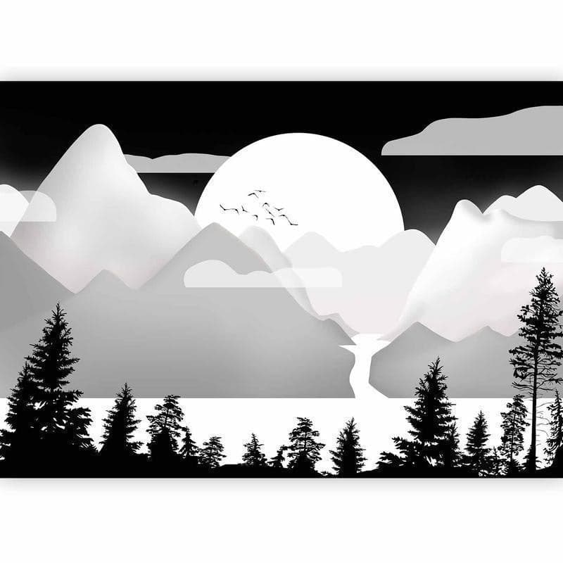 Carta da parati - Landscape at Sunset - Second Variant in Carta da parati Collezione Casa - Trebisacce, commercioVirtuoso.it