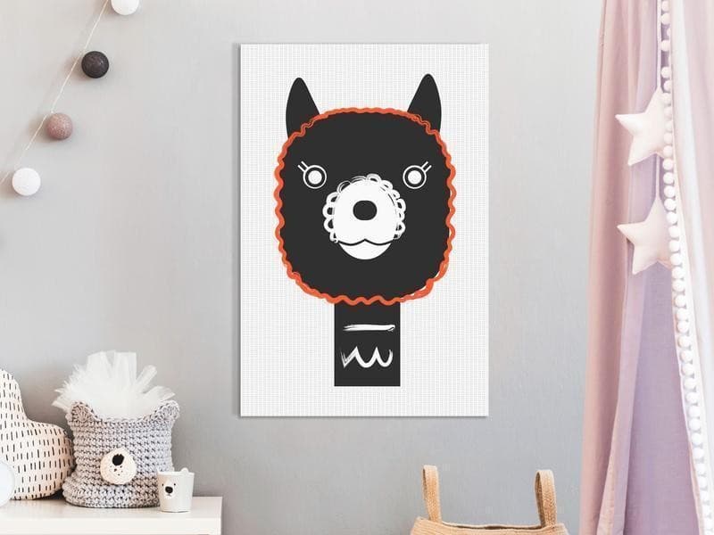 Quadro - Decorative Alpaca (1 Part) Vertical in Poster e stampe Collezione Casa - Trebisacce, commercioVirtuoso.it