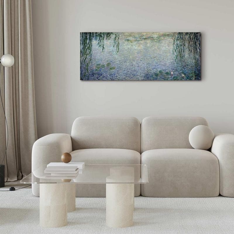 Quadro - Water Lilies: Two Weeping Willows in Poster e stampe Collezione Casa - Trebisacce, commercioVirtuoso.it
