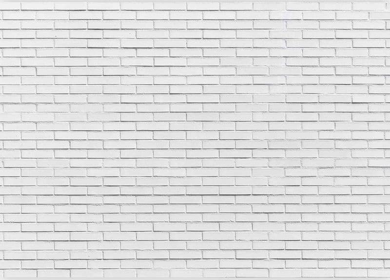 Carta da parati - Snow Brick - Pattern Imitating a Brick Wall in White in Carta da parati Collezione Casa - Trebisacce, commercioVirtuoso.it