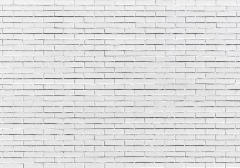 Carta da parati - Snow Brick - Pattern Imitating a Brick Wall in White in Carta da parati Collezione Casa - Trebisacce, commercioVirtuoso.it