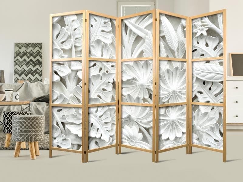 Paravento giapponese - Alabaster Garden III in Paraventi Collezione Casa - Trebisacce, commercioVirtuoso.it