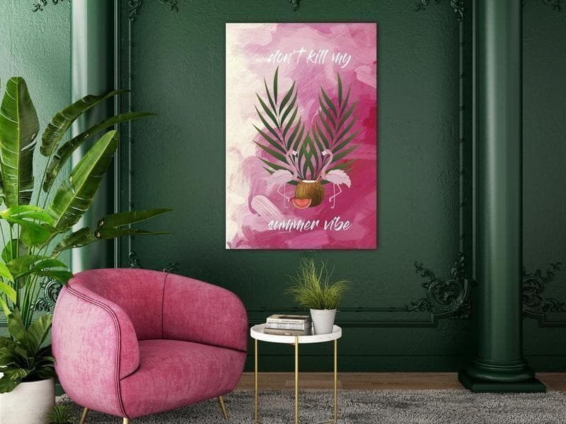 Quadro - Dont Kill My Summer Vibe (1 Part) Vertical in Poster e stampe Collezione Casa - Trebisacce, commercioVirtuoso.it