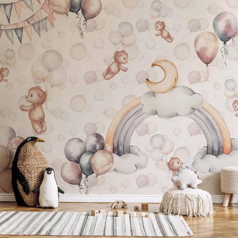 Carta da parati - Bears in the Sky in Carta da parati Collezione Casa - Trebisacce, commercioVirtuoso.it