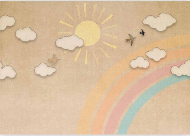 Carta da parati - Rainbow Day in Carta da parati Collezione Casa - Trebisacce, commercioVirtuoso.it