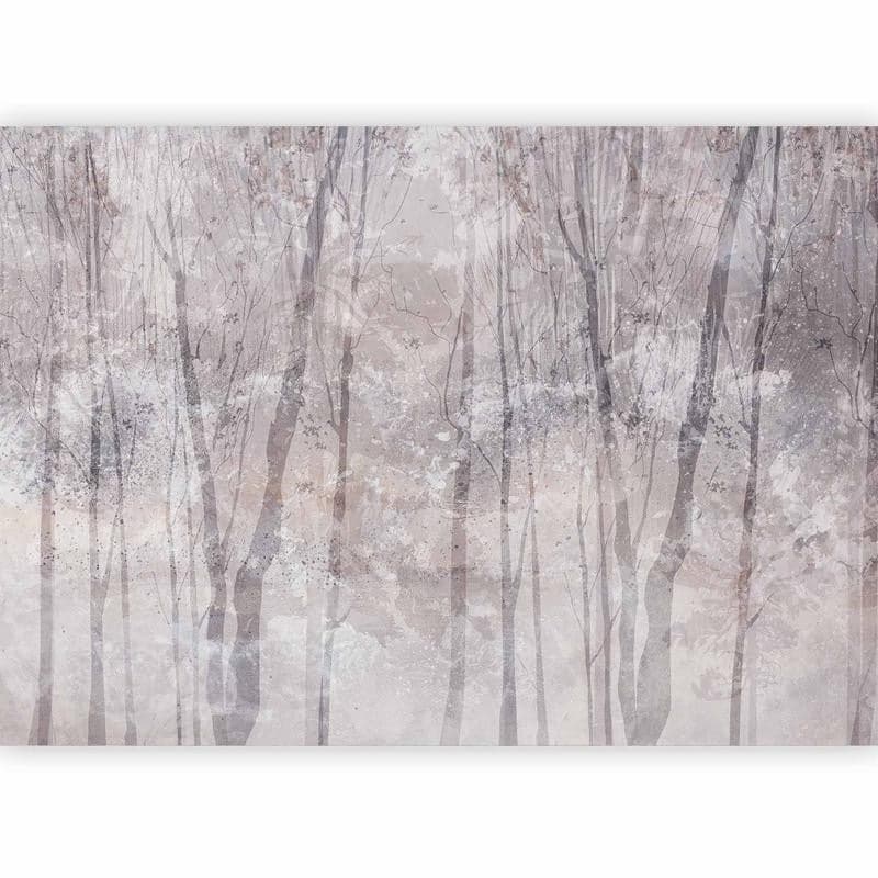 Carta da parati - Eternal forest - landscape with winter landscape in cool colours in Carta da parati Collezione Casa - Trebisacce, commercioVirtuoso.it
