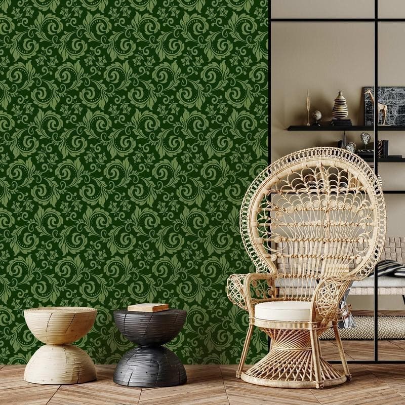 Tappezzeria murale - Evening Green in Carta da parati Collezione Casa - Trebisacce, commercioVirtuoso.it