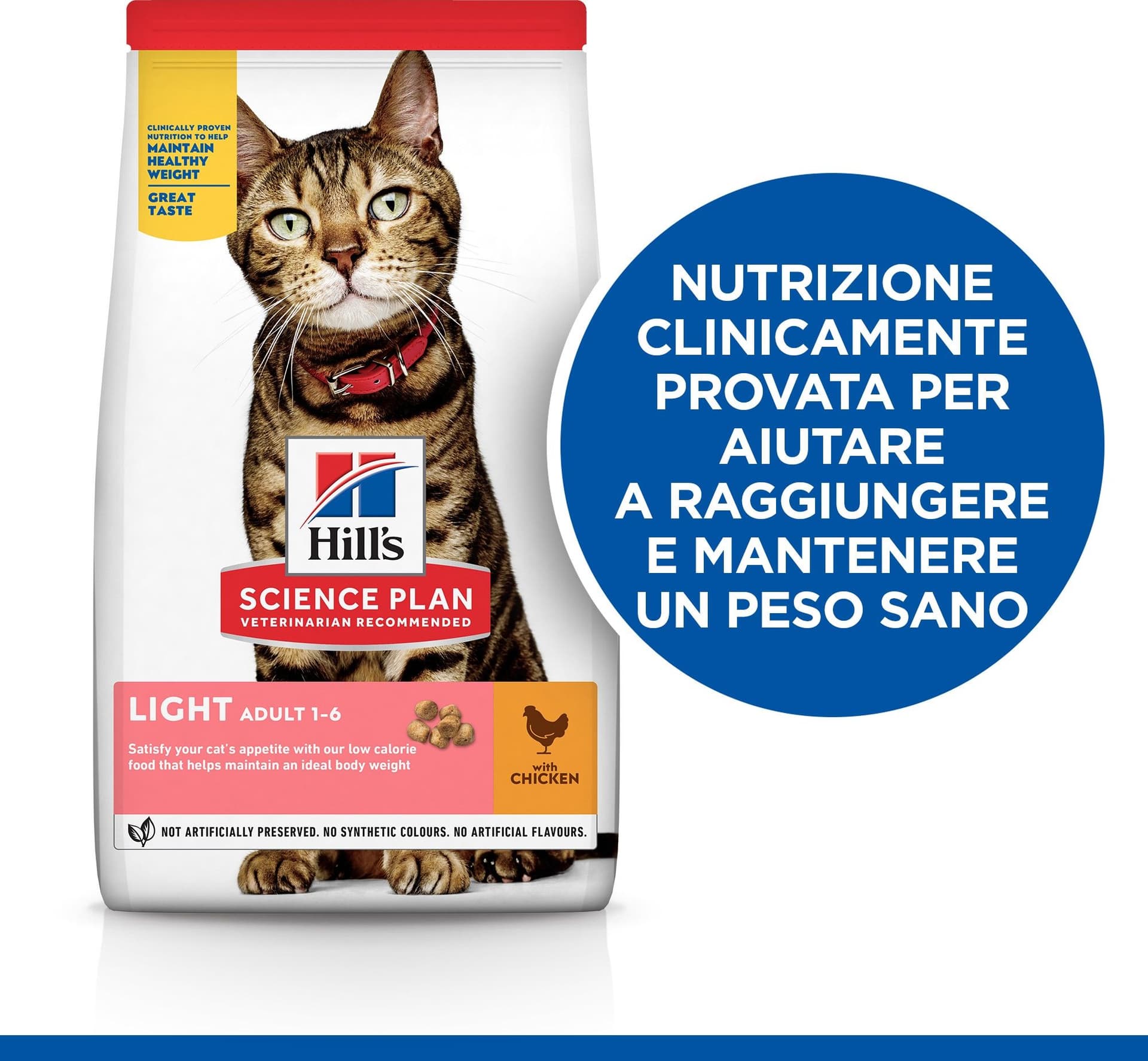 Hill's Light secco Gatti Adulti pollo 1,5 kg in Secco 101 Market - Poggibonsi, commercioVirtuoso.it