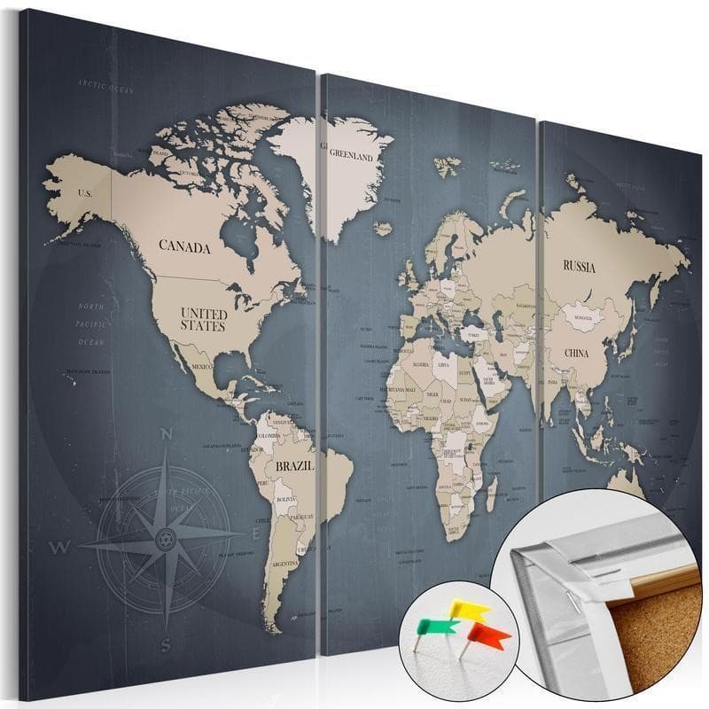 Quadro di sughero - Anthracitic World in Bacheche Collezione Casa - Trebisacce, commercioVirtuoso.it