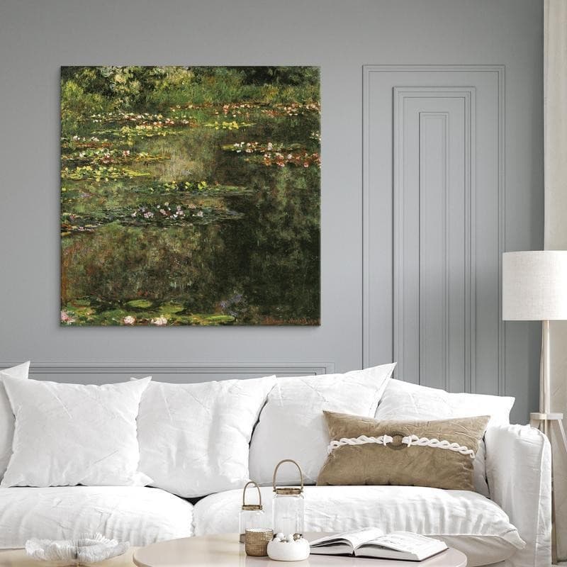 Quadro - Pond With Water Lilies in Poster e stampe Collezione Casa - Trebisacce, commercioVirtuoso.it