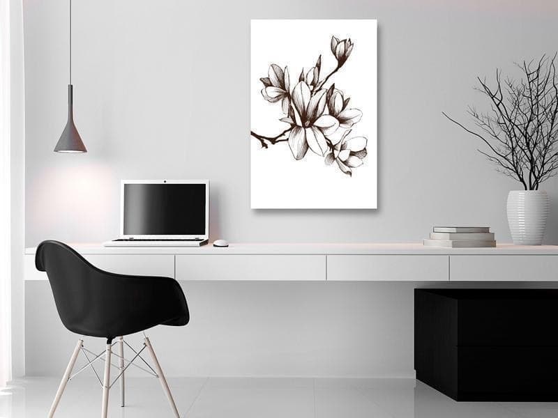 Quadro - Renaissance Magnolias (1 Part) Vertical in Poster e stampe Collezione Casa - Trebisacce, commercioVirtuoso.it