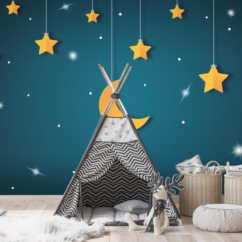 Carta da parati per bambini Cielo stellato in Carta da parati Collezione Casa - Trebisacce, commercioVirtuoso.it
