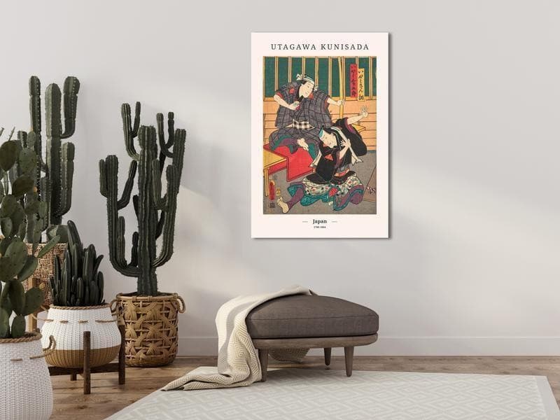 Quadro - Woodcut (1 Part) Vertical in Poster e stampe Collezione Casa - Trebisacce, commercioVirtuoso.it