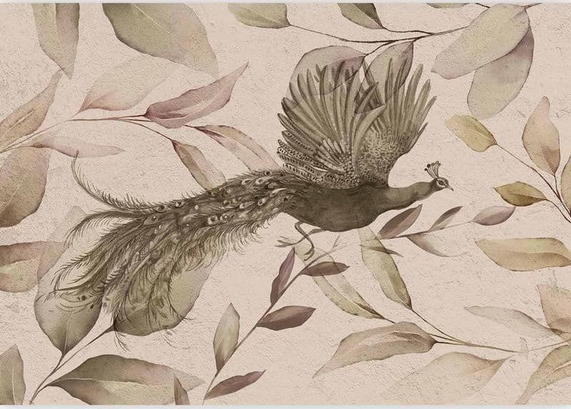 Carta da parati Uccello tra le foglie in Carta da parati Collezione Casa - Trebisacce, commercioVirtuoso.it