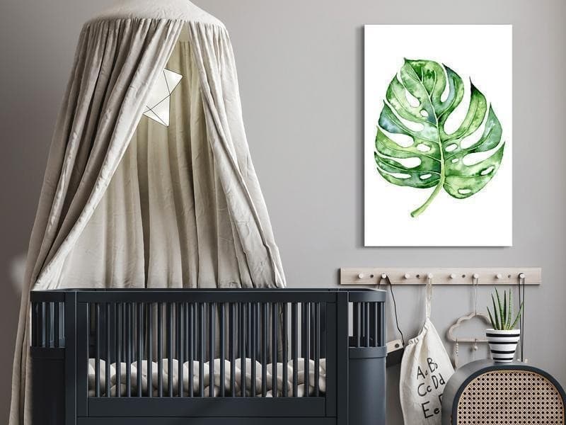 Quadro - Watercolor Monstera (1 Part) Vertical in Poster e stampe Collezione Casa - Trebisacce, commercioVirtuoso.it