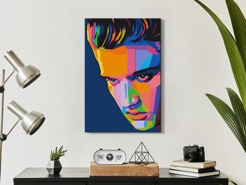Quadro fai da te - Colourful Elvis in Poster e stampe Collezione Casa - Trebisacce, commercioVirtuoso.it