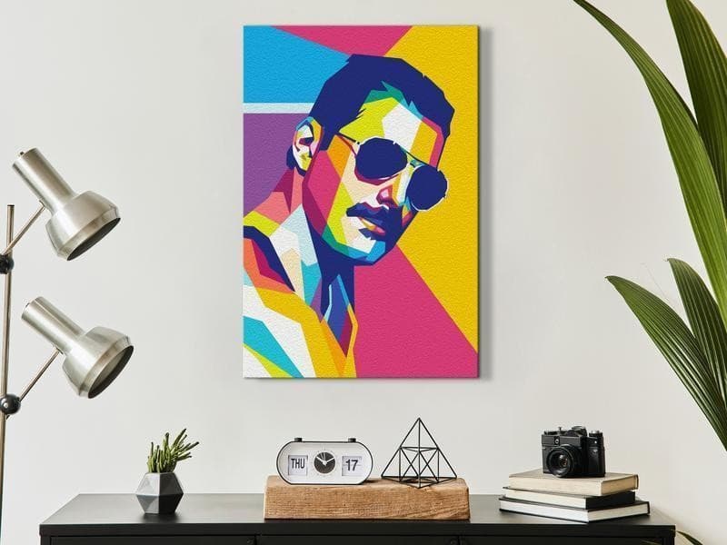 Quadro fai da te - Colourful Freddie in Dipingere con i numeri Collezione Casa - Trebisacce, commercioVirtuoso.it
