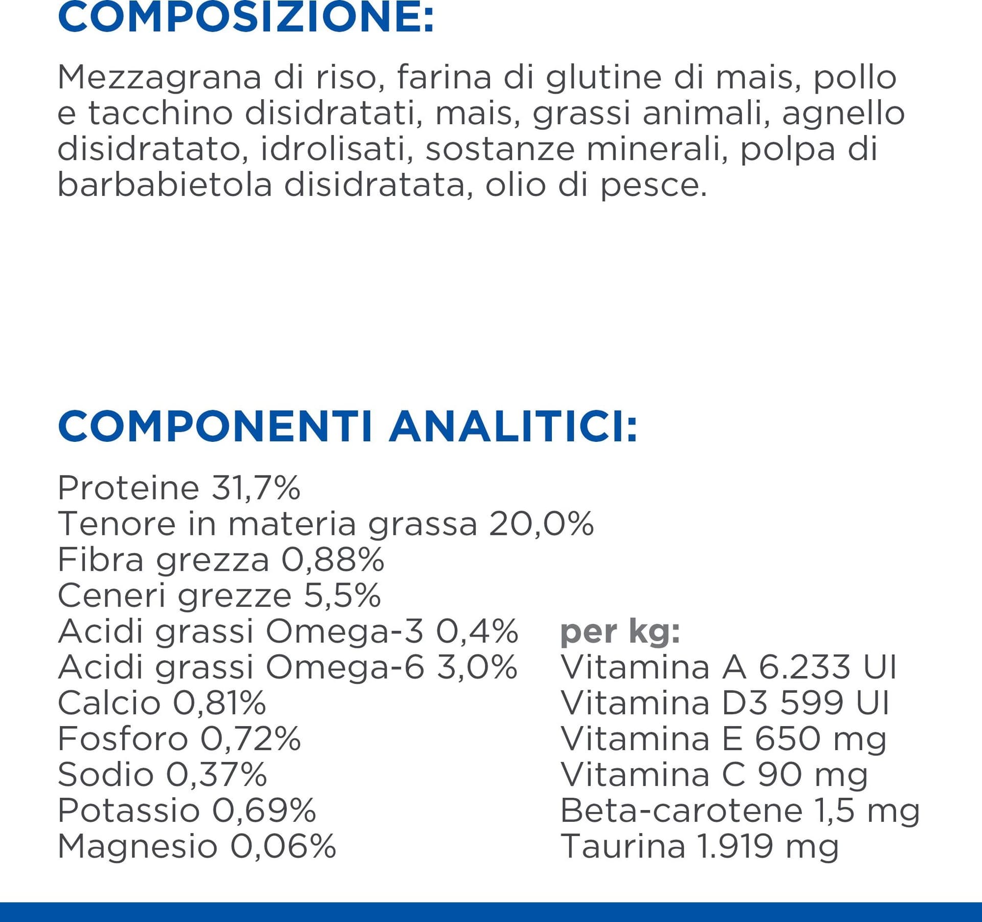 Hill's Mantenimento secco Gatti Adulti agnello in Secco 101 Market - Poggibonsi, commercioVirtuoso.it