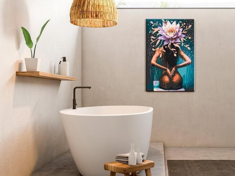 Quadro fai da te - Lothus Lady in Dipingere con i numeri Collezione Casa - Trebisacce, commercioVirtuoso.it