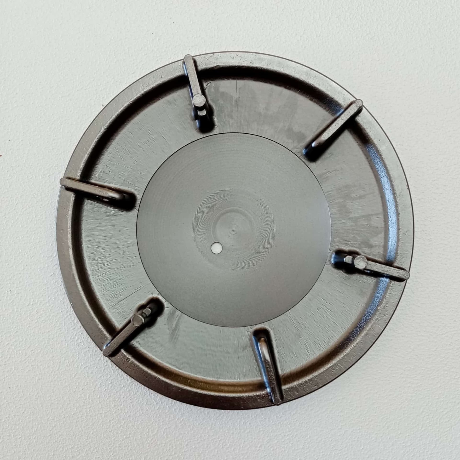Piattello 118mm coperchio finitura gun metal in ottone per piletta piatto doccia in Filtri Aloiserw.com - Altomonte, commercioVirtuoso.it