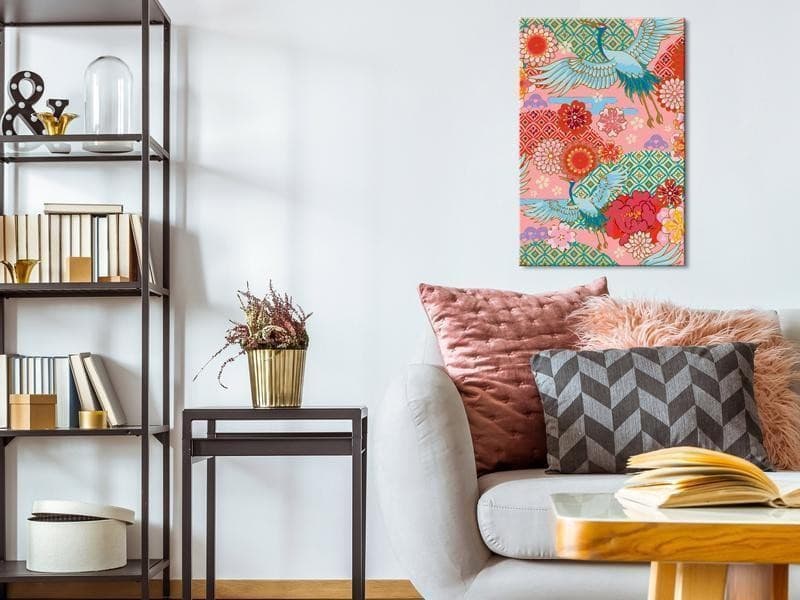 Quadro fai da te - Spring Cranes in Dipingere con i numeri Collezione Casa - Trebisacce, commercioVirtuoso.it
