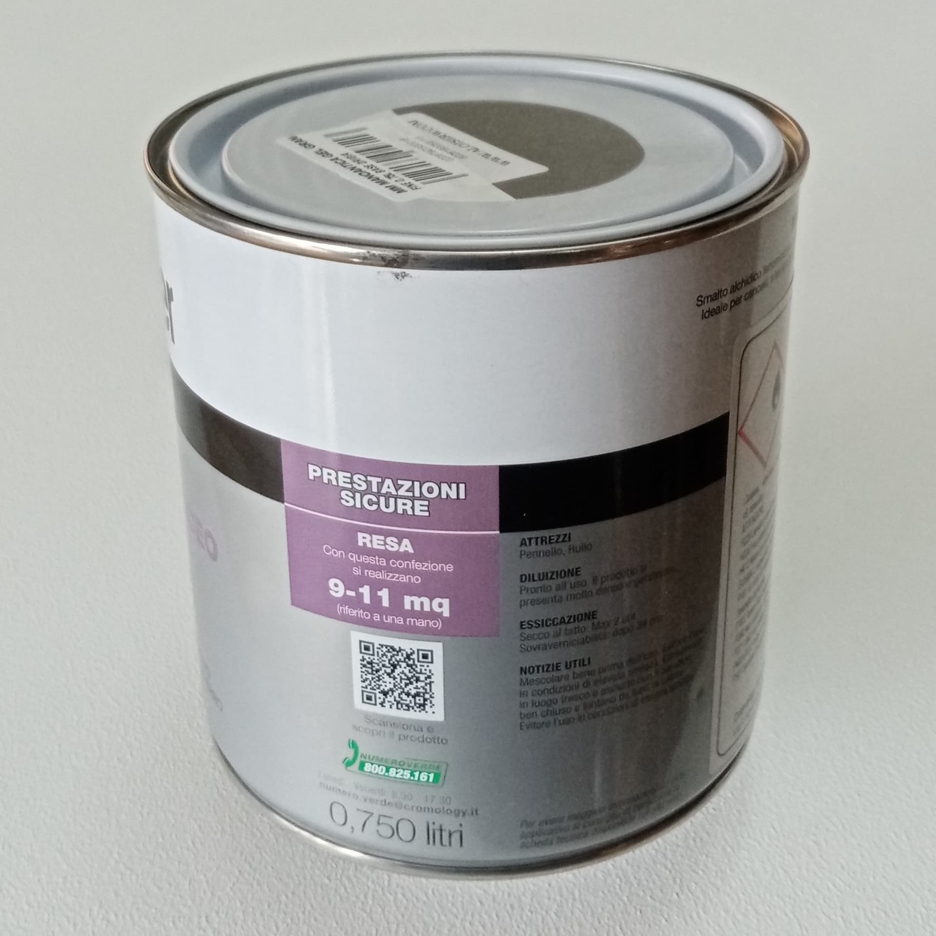 Manoantica Gel grana fine 750ml smalto ferro micaceo in varie colorazioni in Vernice metallica Aloiserw.com - Altomonte, commercioVirtuoso.it