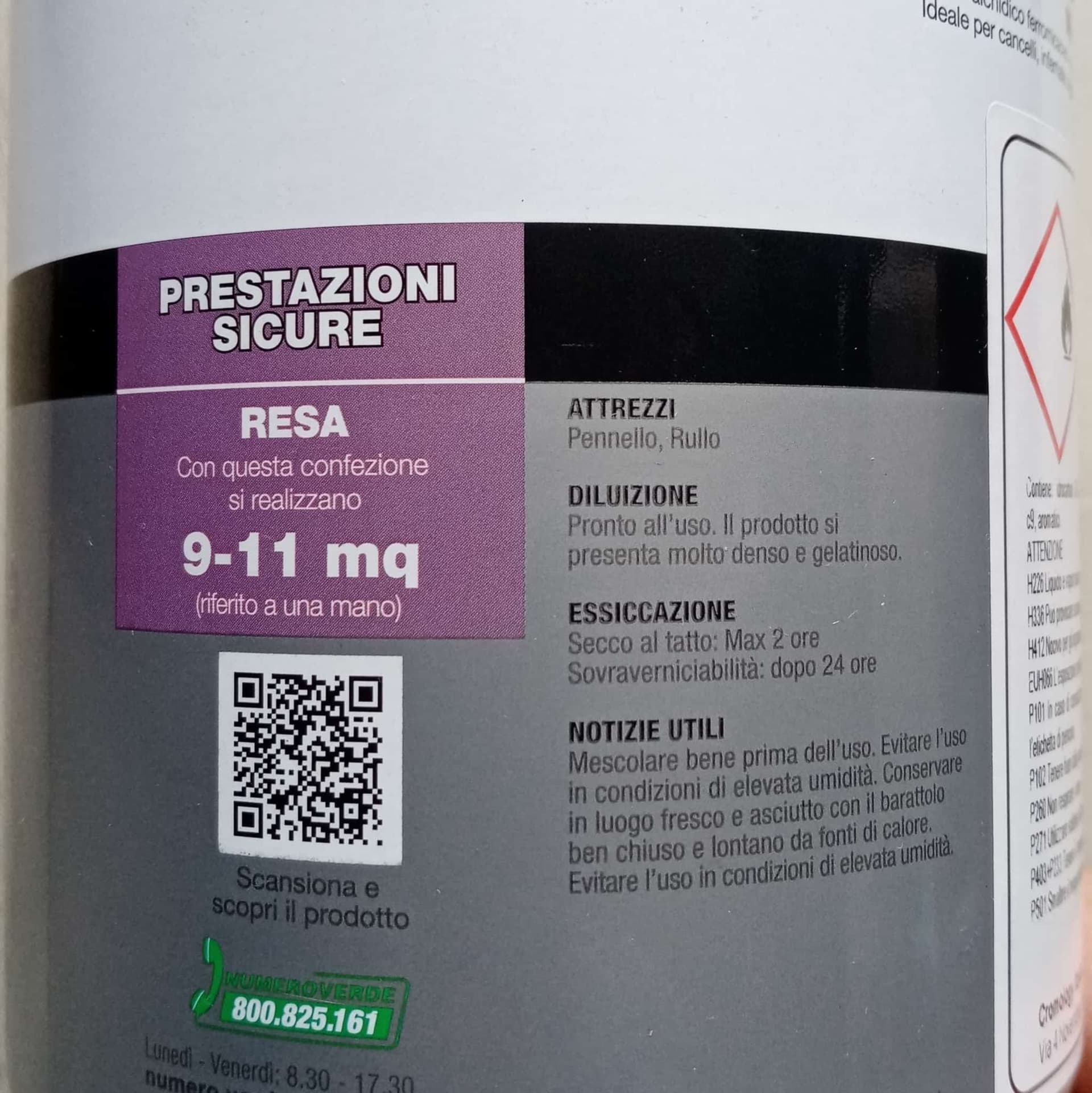 Manoantica Gel grana fine 750ml smalto ferro micaceo in varie colorazioni in Vernice metallica Aloiserw.com - Altomonte, commercioVirtuoso.it