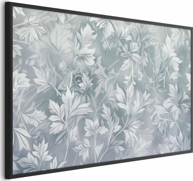 Poster Magia di fiori su sfondo turchese in Poster e stampe Collezione Casa - Trebisacce, commercioVirtuoso.it