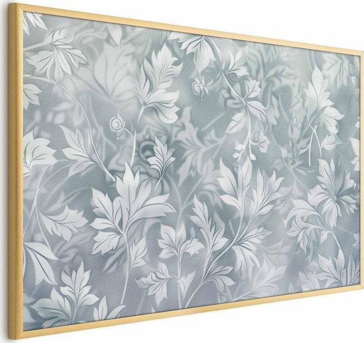 Poster Magia di fiori su sfondo turchese in Poster e stampe Collezione Casa - Trebisacce, commercioVirtuoso.it